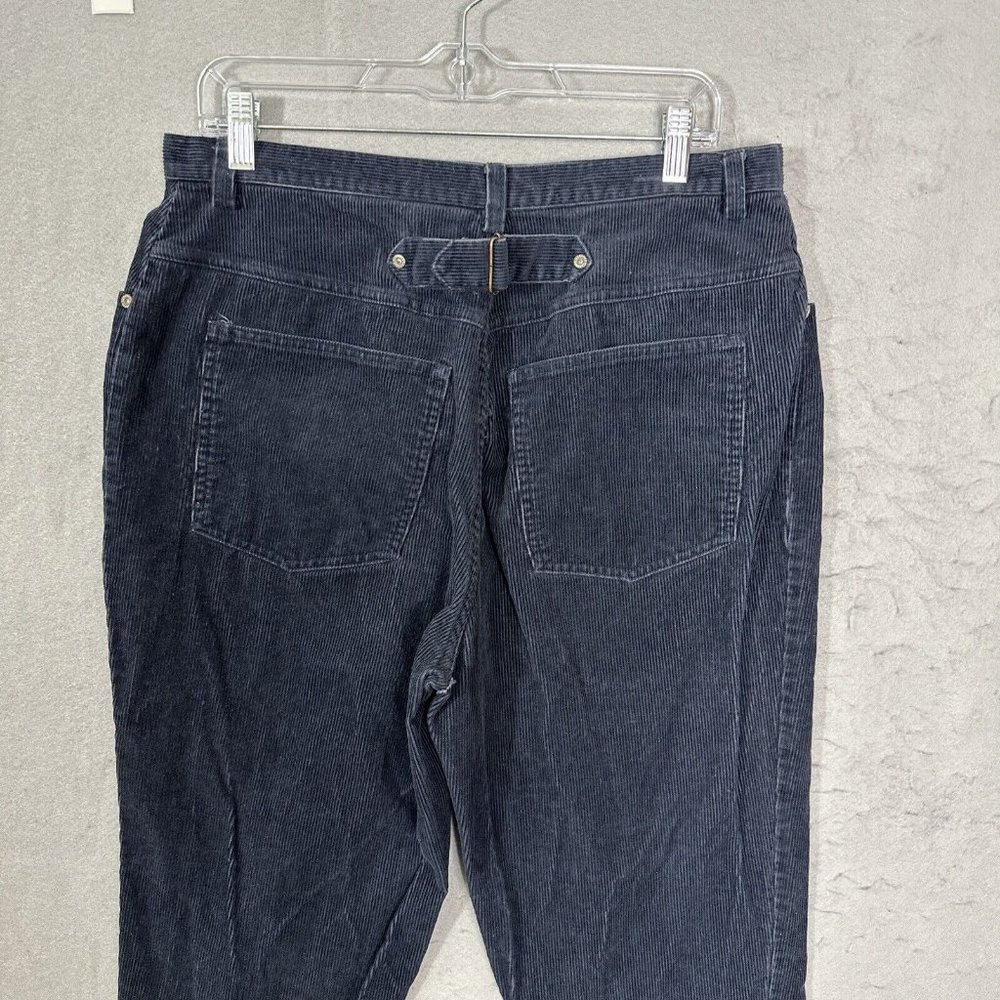CJ Banks Dress Pants Womens Plus 14W Average Blue Corduroy Career  100% Cotton - Picture 7 of 10